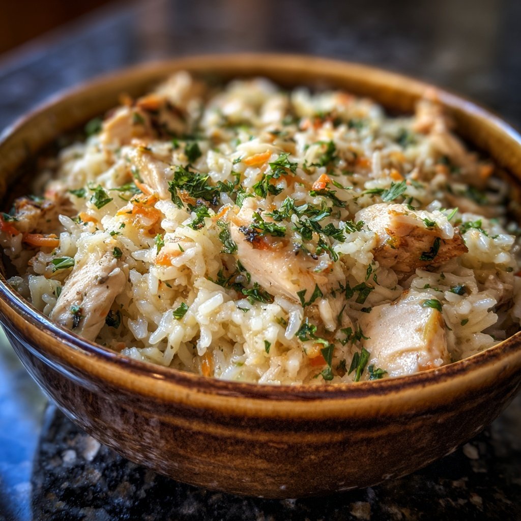 Slow Cooker Chicken And Rice