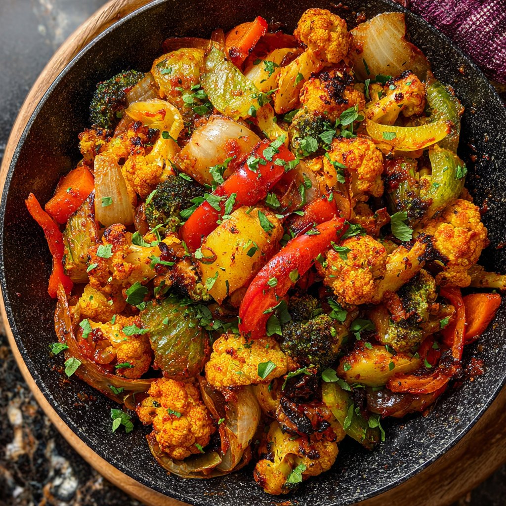 Smoky Paprika Veggie Skillet