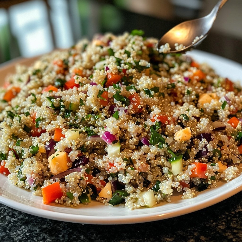Easy Quinoa Salad Lunch