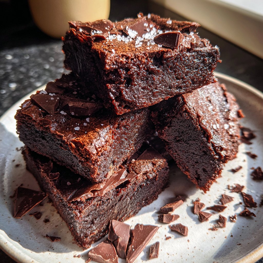 Chewy Sourdough Discard Brownies