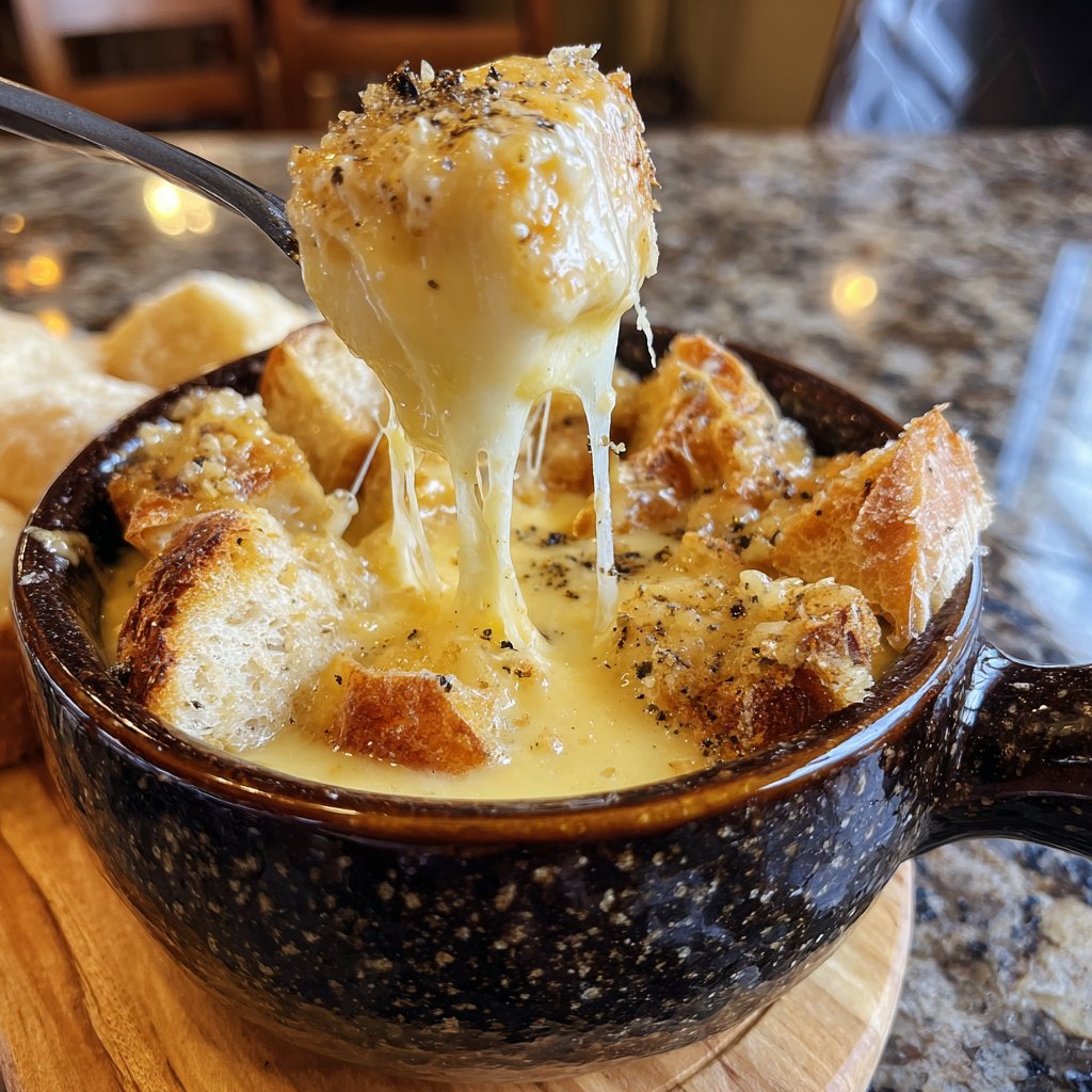 Fondue with Truffle Cheese