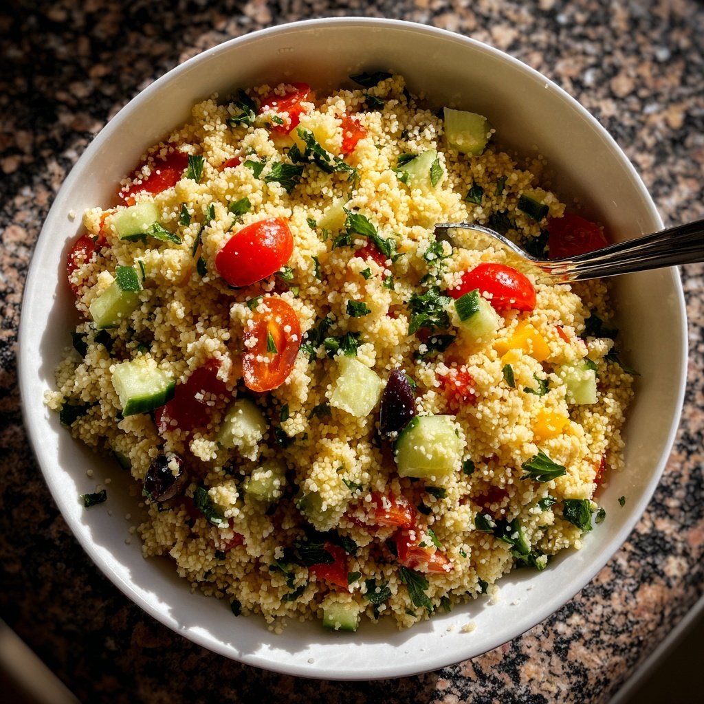 Healthy Lunch Mediterranean Couscous