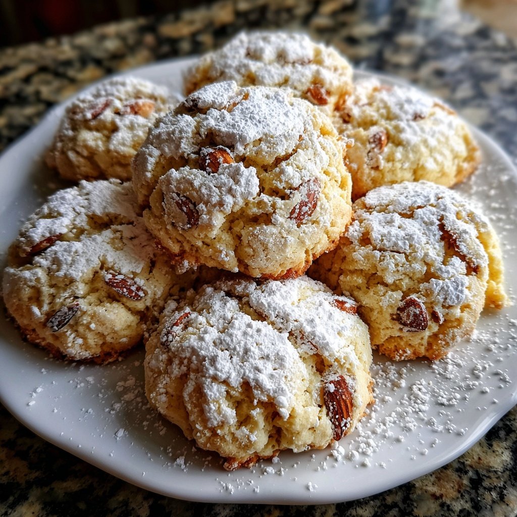 Almond Cloud Cookies Recipe