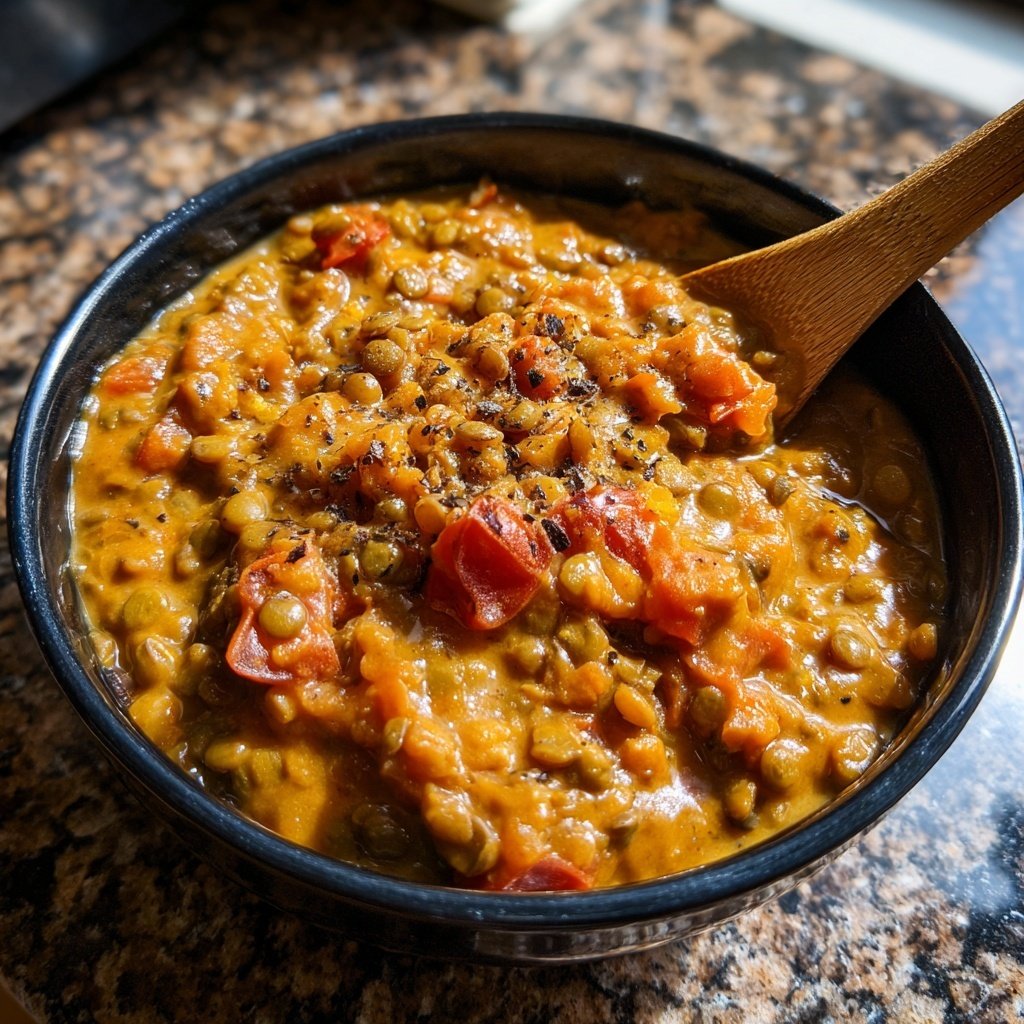 Creamy Tomato Lentil Stew