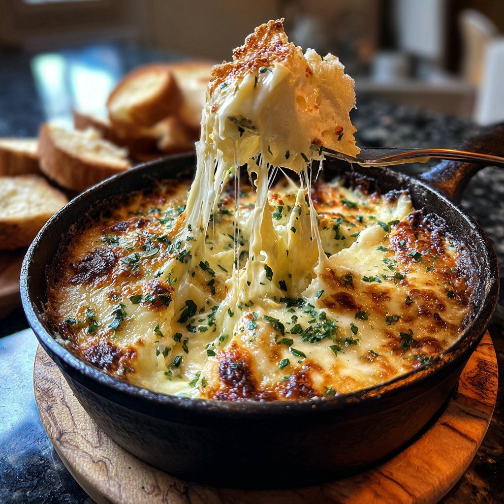 Fondue with Smoked Cheese