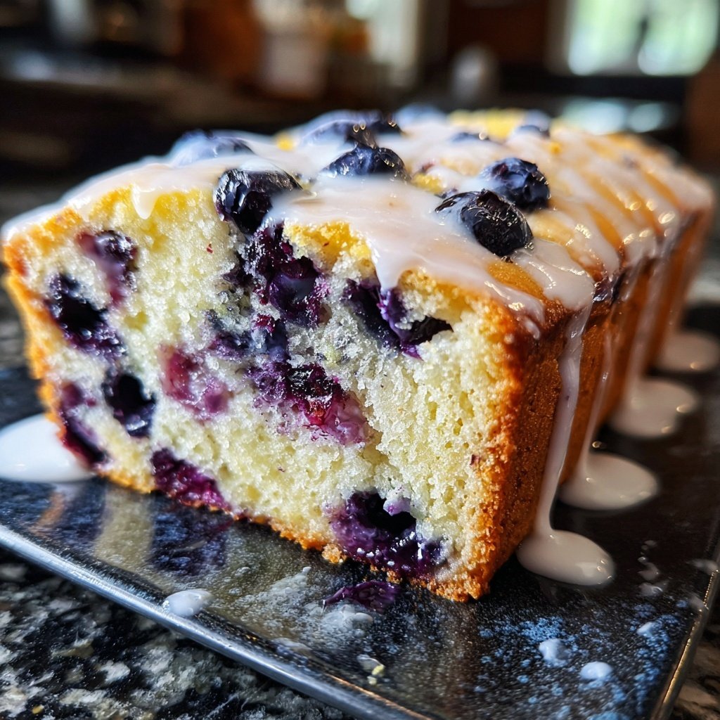 Baking & Desserts Lemon Blueberry Loaf Cake