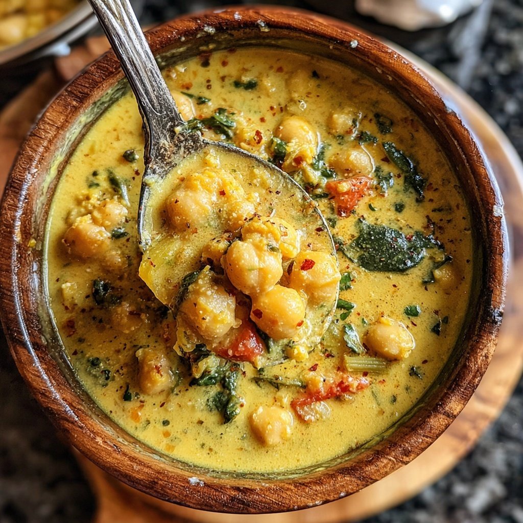 Creamy Lemon Chickpea Stew