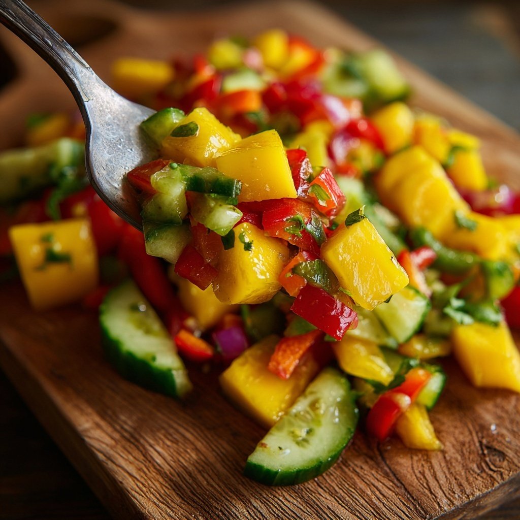 Jamaican Mango Vegetable Salad