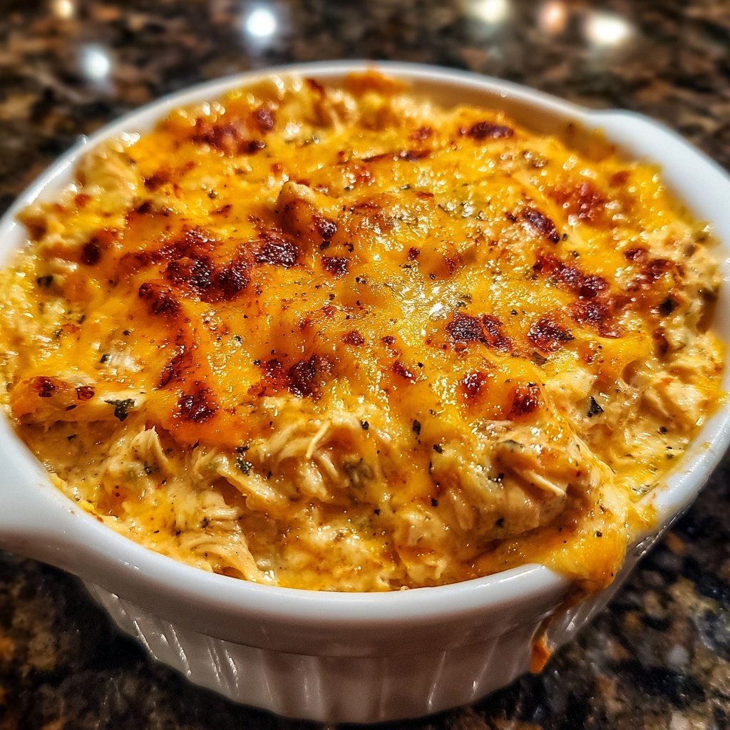 Spicy Buffalo Chicken Dip Appetizer