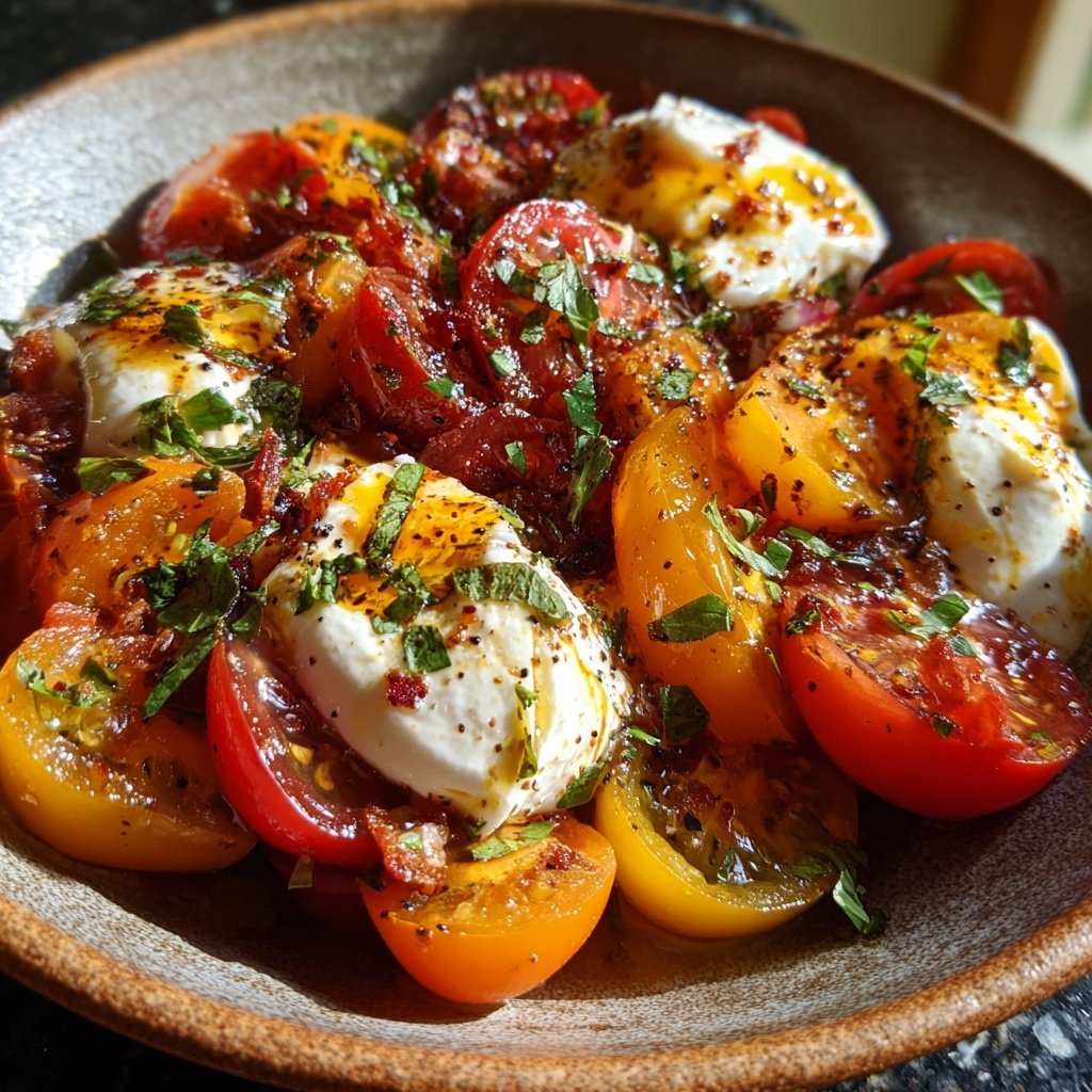 Romantic Tomato Burrata Salad