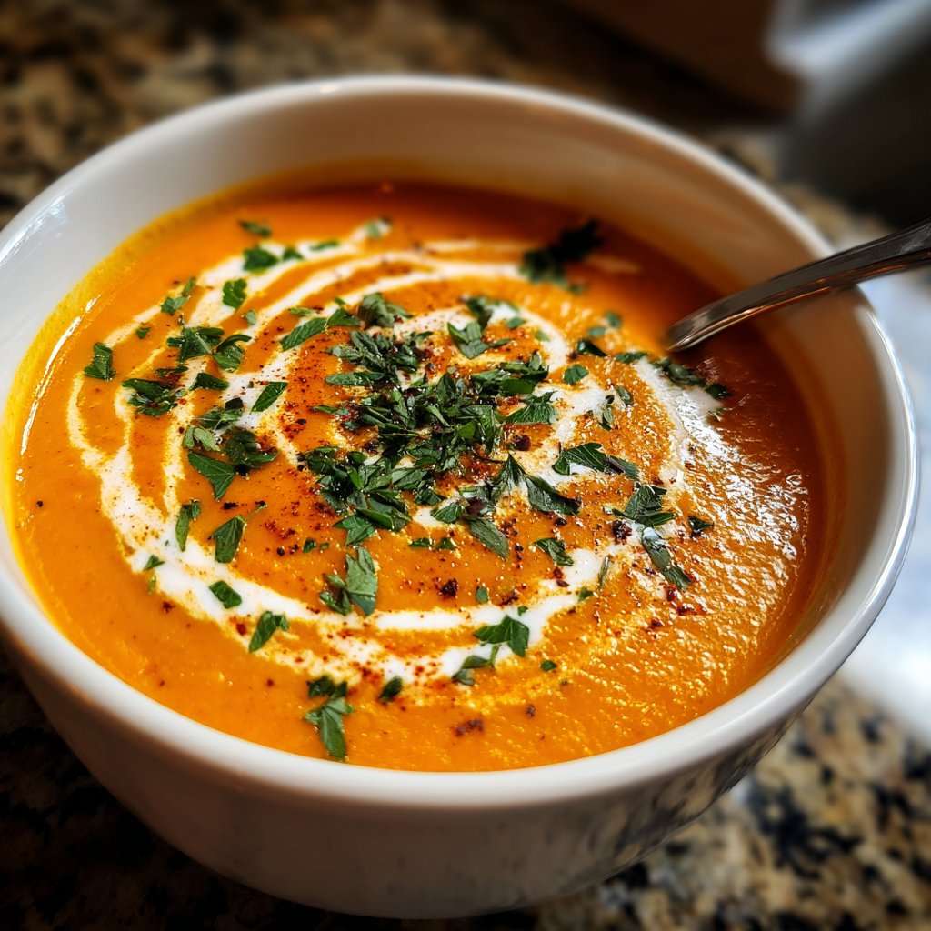 Creamy Carrot Ginger Soup