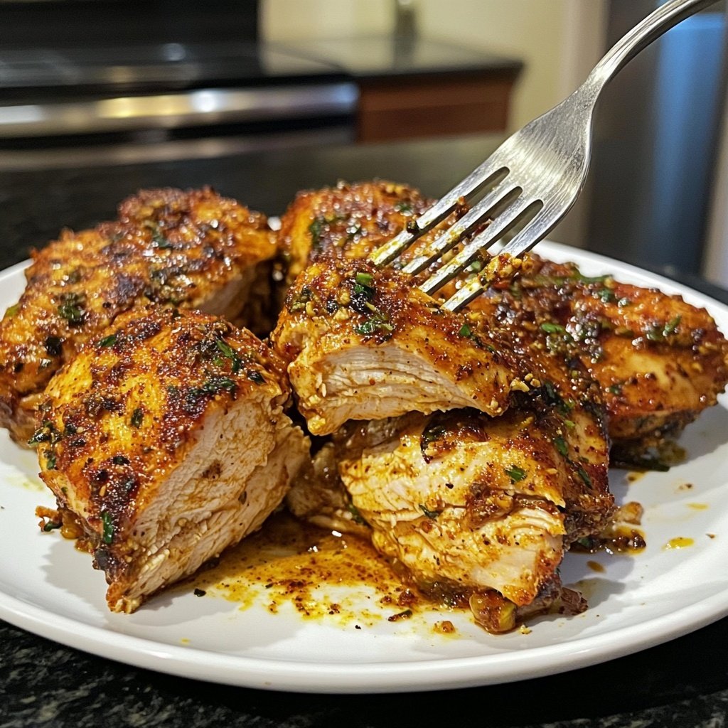 Spicy Slow Cooker Chicken Breast for Meal Prep