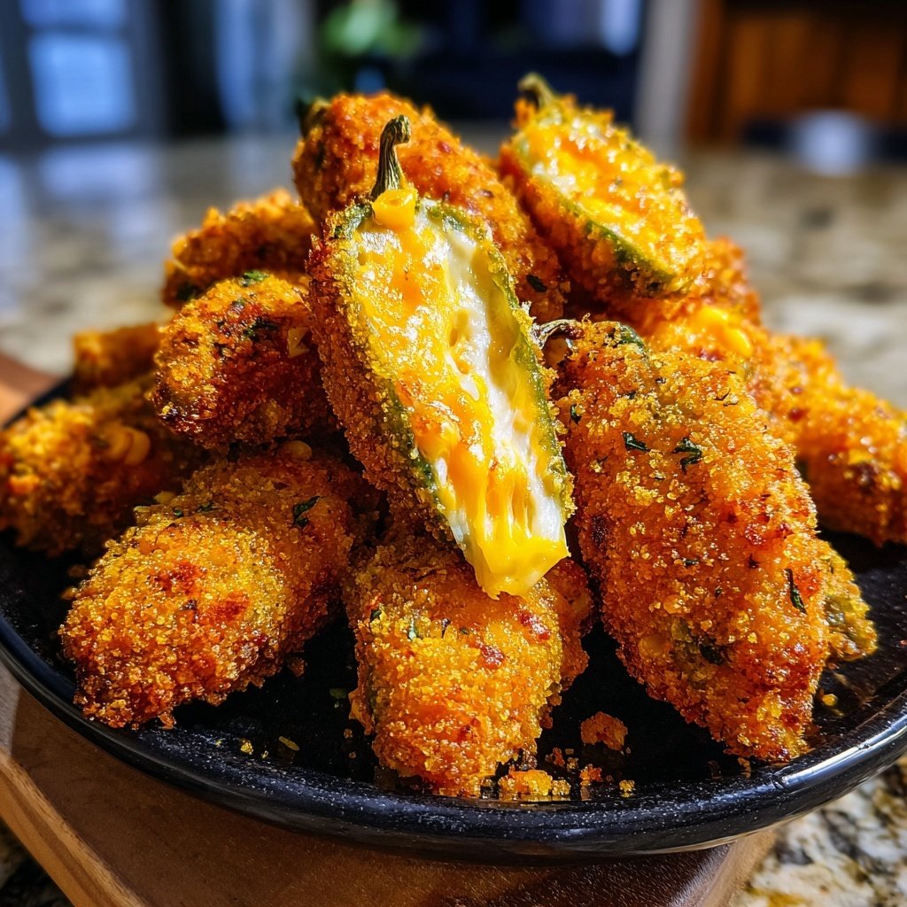 Jalapeno Poppers with Corn and Cheese