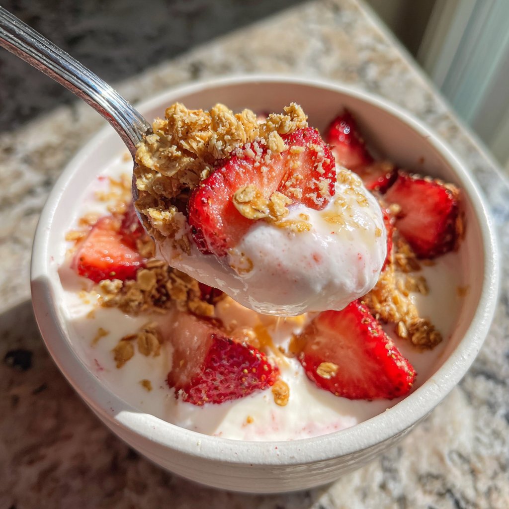 Strawberry Yogurt Breakfast Bowls