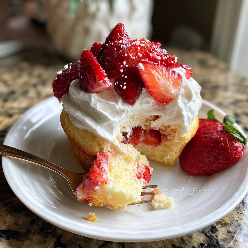 Classic Strawberry Shortcake Cups