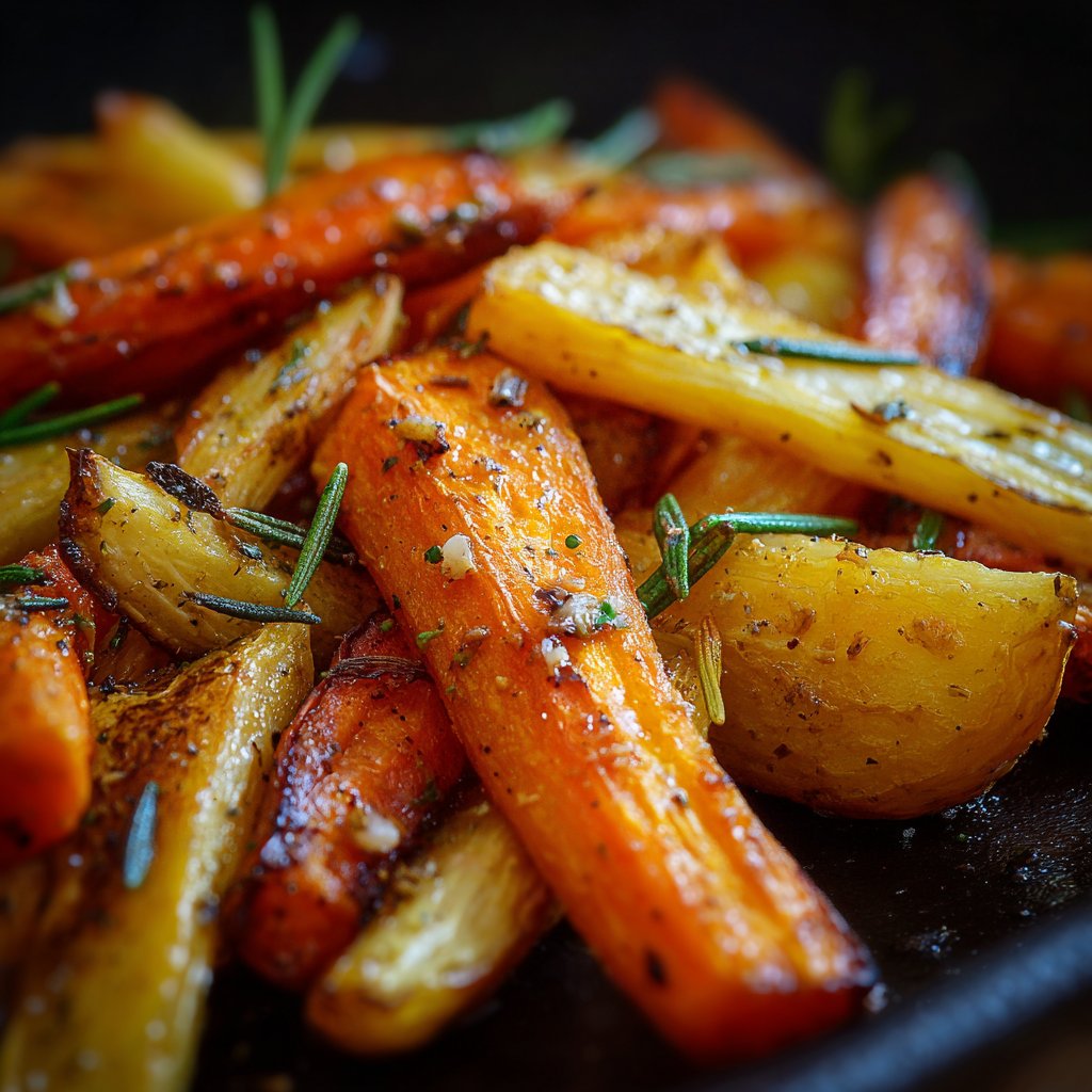 Sunday Roasted Carrot Parsnip Bake