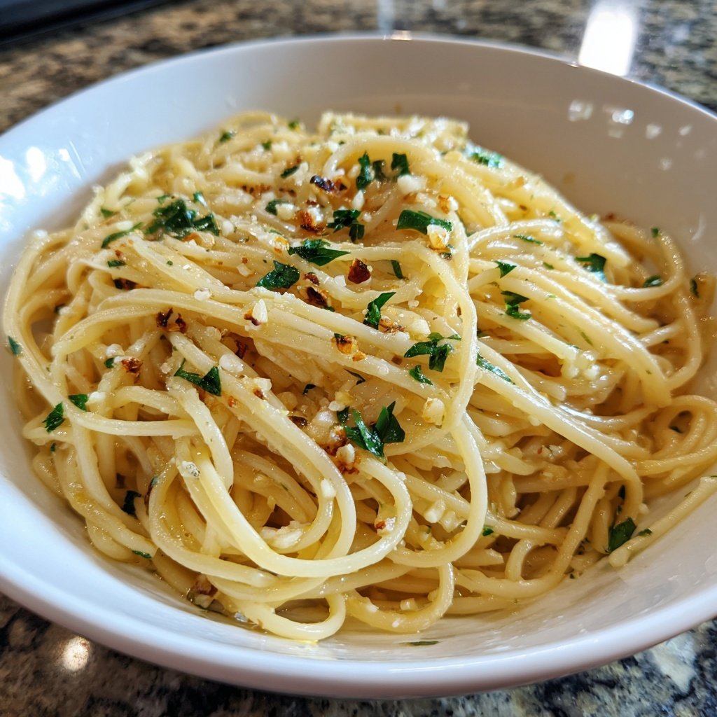 Quick & Easy 15-Minute Garlic Pasta