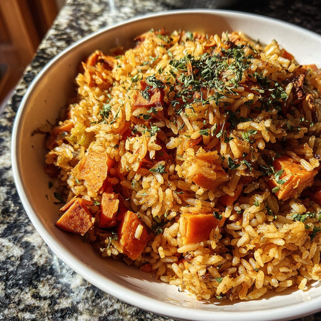 Smoky Paprika Sweet Potato Rice